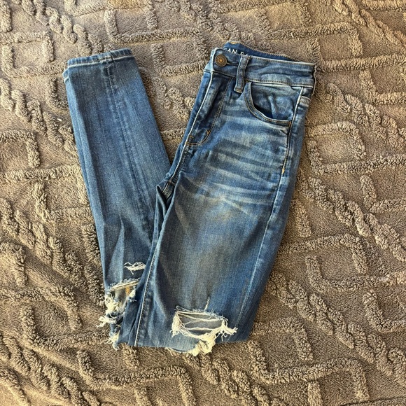 American Eagle Outfitters Denim - American Eagle High Rise Ripped Jeggings